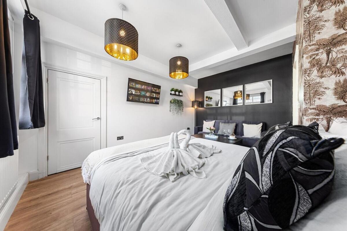 Central London Luxury, Relaxing Apartment! 2 Mins From Paddington Station! Pokoj fotografie