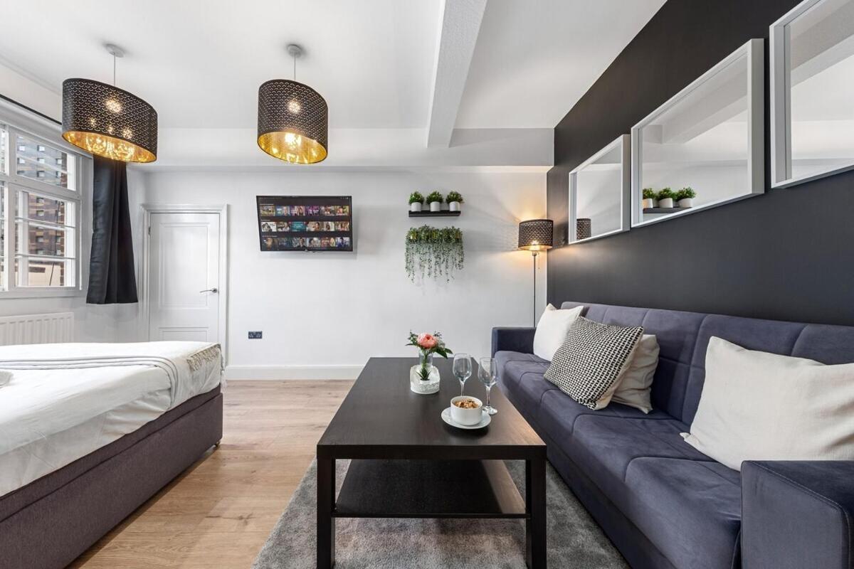 Central London Luxury, Relaxing Apartment! 2 Mins From Paddington Station! Pokoj fotografie